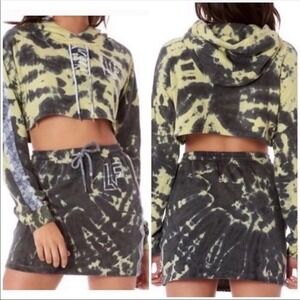 SPRING SALE! LF The Brand NWT Tie Dye Drawstring Mini Skirt